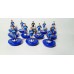 Subbuteo Andrew Table Soccer Panathinaikos 2001-2002 3rd kit on classic Hasbro bases